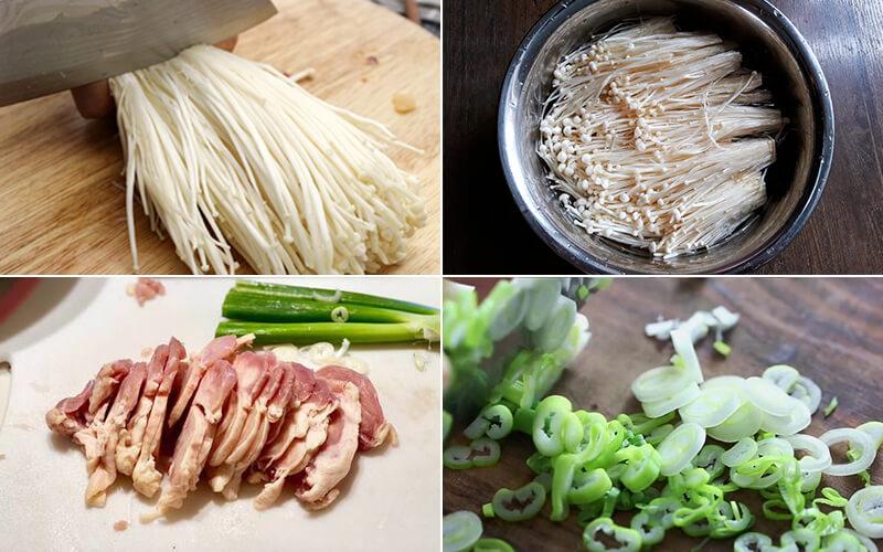 Khám phá công thức nấu canh gà nấu nấm kim châm ngon tuyệt, hương vị ngọt ngào khiến ai cũng phải mê mẩn.
