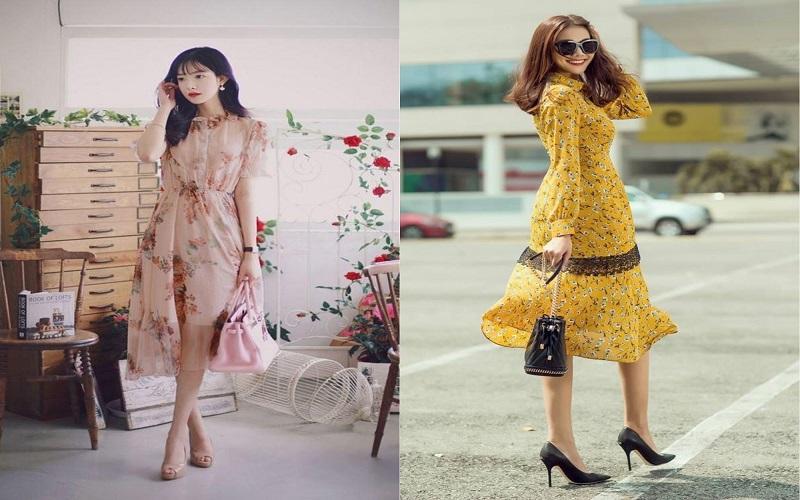 Khám phá những cách phối giày cùng váy hoa xinh xắn, giúp các bạn gái thêm phần quyến rũ và thanh lịch.
