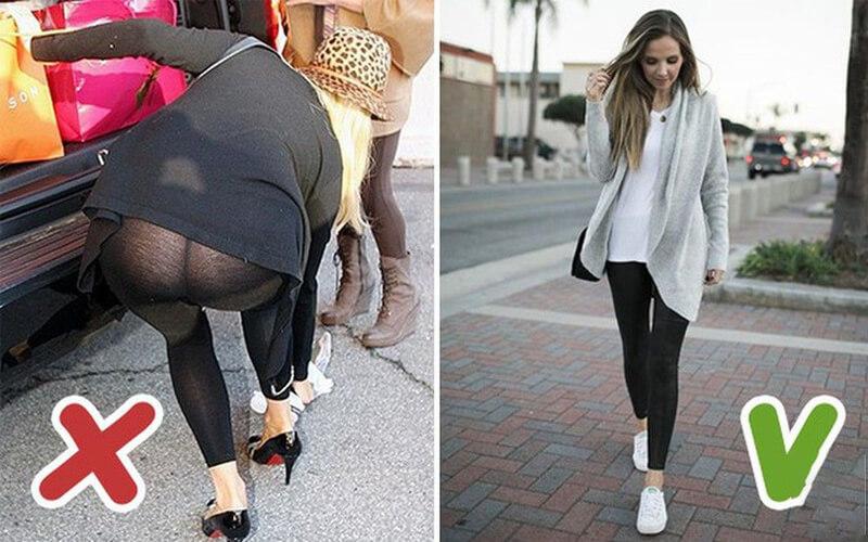 Những bí quyết giúp bạn diện quần legging một cách tinh tế, không phản cảm