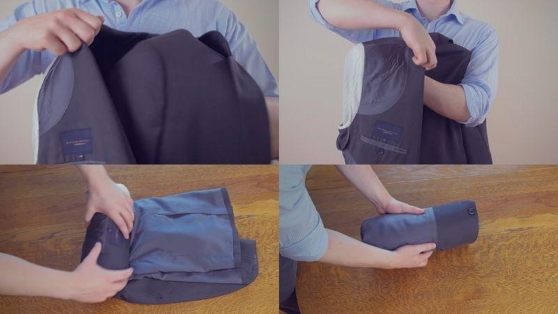 Cách gấp áo vest giữ form mà không cần móc treo