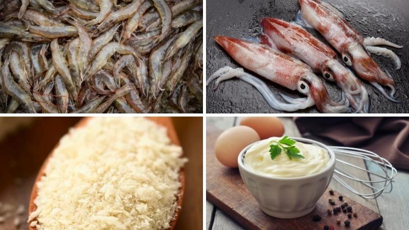 Chả giò hải sản chiên xù với lớp vỏ giòn rụm và xốt mayonnaise thơm ngon sẽ là món khai vị lý tưởng, không chỉ thơm lừng mà còn mang lại một trải nghiệm ẩm thực khó quên.