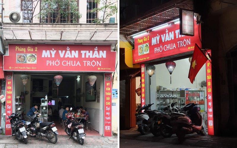 Dạo bước trên phố Nguyễn Ngọc Doãn, thưởng thức món mì vằn thắn Quảng Tây đặc sắc, với những sợi mì thủ công tinh tế mang đậm hương vị truyền thống.