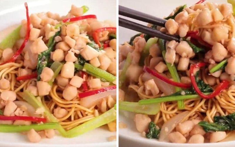 Công thức mì xào sò điệp – món ăn sáng vừa ngon miệng lại đầy đủ dưỡng chất