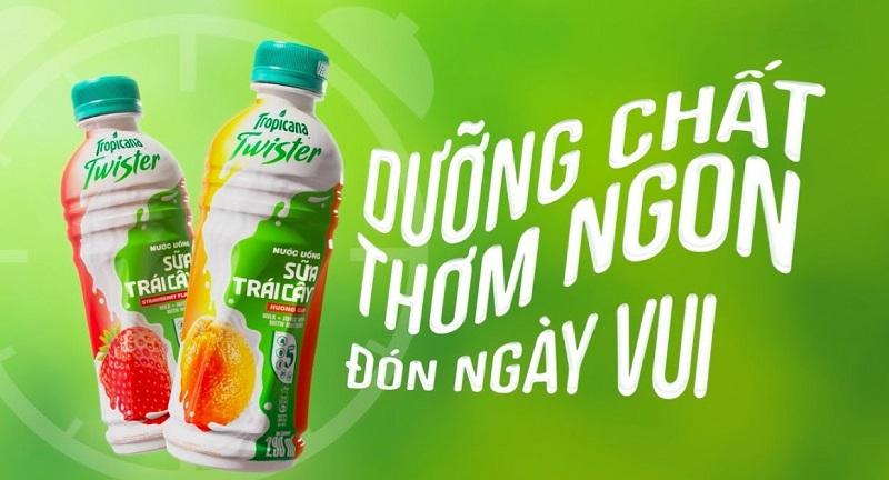 Khơi nguồn năng lượng cho một ngày dài đầy sức sống với Sữa trái cây Twister Juicy Milk, lựa chọn hoàn hảo cho những ai mong muốn sự tươi mới và tràn đầy năng lượng suốt cả ngày.