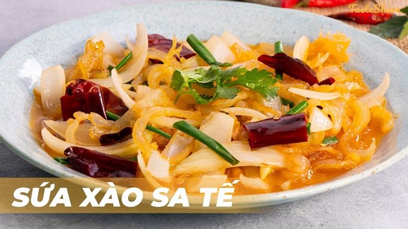 Hướng dẫn cách chế biến món sứa xào sa tế giòn ngon, đậm đà hương vị, làm mới mâm cơm gia đình với sự sáng tạo và độc đáo.