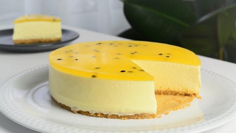 Khám phá công thức làm bánh cheesecake chanh dây siêu hấp dẫn mà không cần dùng lò nướng, dễ dàng thực hiện ngay tại nhà