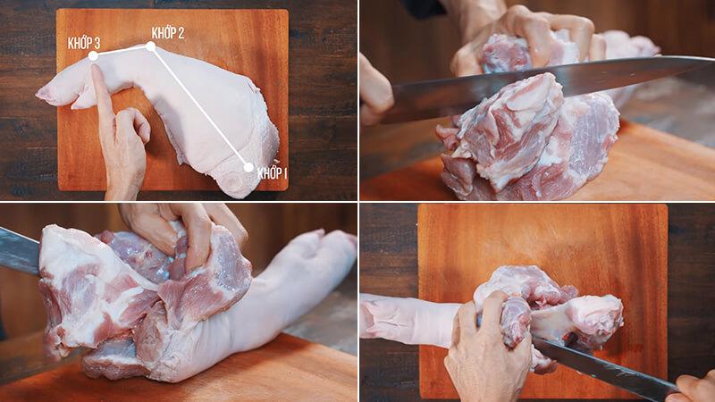 Hướng dẫn cách rút xương chân giò heo dễ dàng, ai cũng có thể làm được
