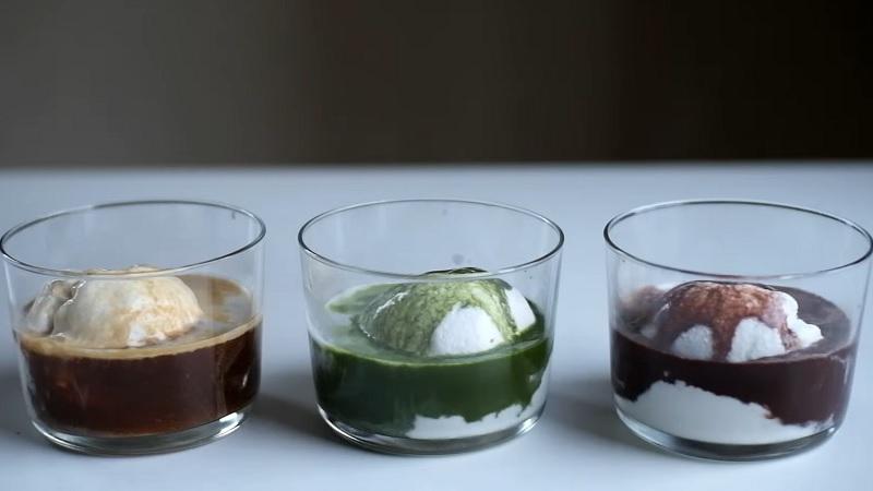 Hướng dẫn pha cà phê kem Affogato đơn giản chỉ với hai nguyên liệu cơ bản