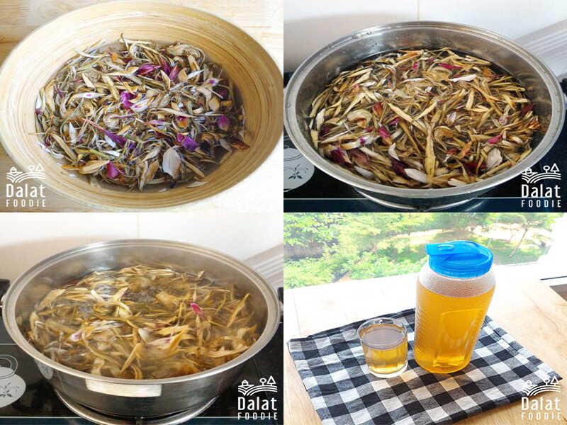 Hướng dẫn nấu nước hoa atiso khô giúp thanh lọc cơ thể