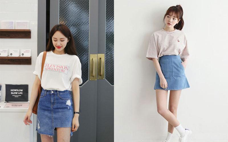 Khám phá những cách phối đồ với chân váy jean để luôn tỏa sáng và thu hút mọi ánh nhìn.