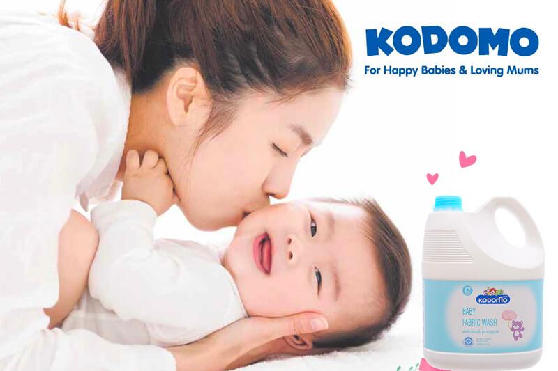 Nước giặt KODOMO - Bí quyết chăm sóc làn da mỏng manh của bé yêu