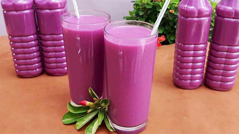 Khám phá cách làm sữa khoai lang tím ngọt ngào, thơm lừng ngay tại nhà