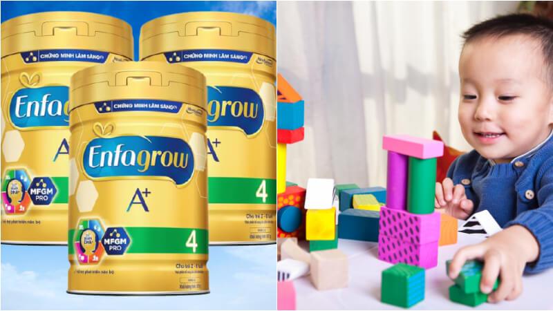 Vì sao mẹ nên lựa chọn sữa bột Enfagrow A+ 4 cho con yêu?