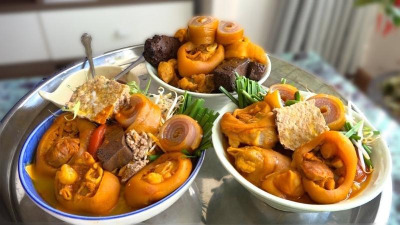 Bún riêu giò heo dễ làm, không cần cua nhưng vẫn giữ nguyên hương vị đặc trưng