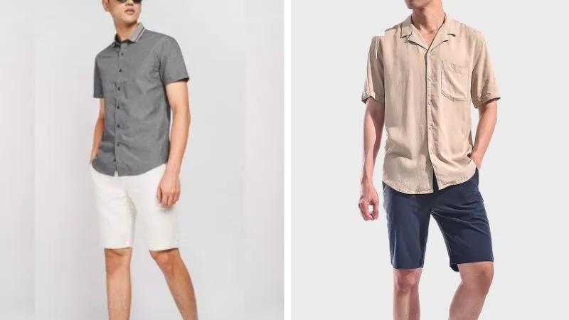 5 cách phối áo sơ mi và quần short nam để bạn luôn thoải mái, tự tin và đầy phong cách
