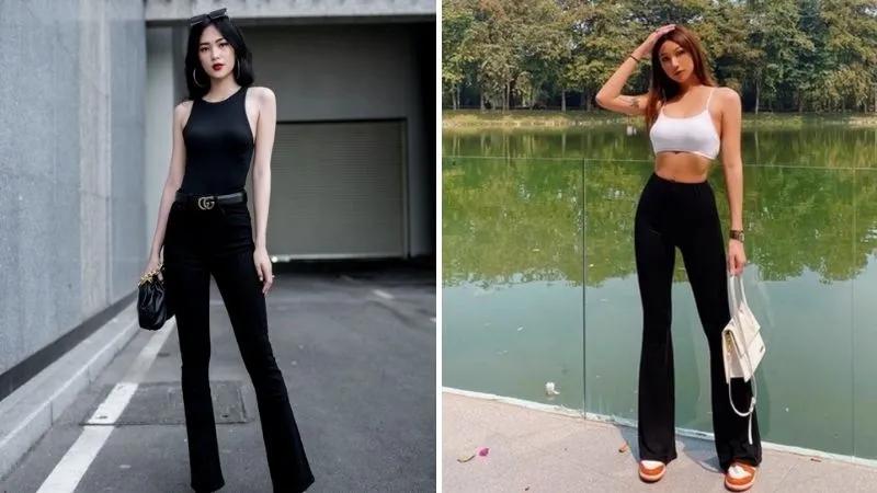 Khám phá 14 cách phối đồ sành điệu với quần ống loe, giúp bạn thể hiện vẻ đẹp thời thượng, quyến rũ cho phái nữ.