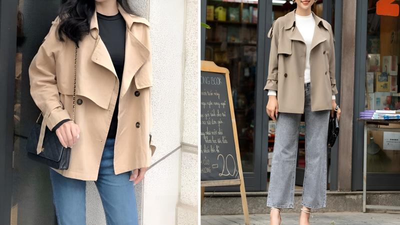 Những cách mix đồ với áo măng tô ngắn đẹp mắt cho mùa Thu - Đông