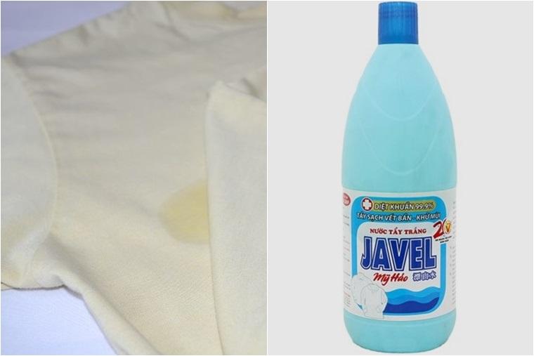 Các cách làm sạch vết ố vàng trên quần áo trắng hiệu quả