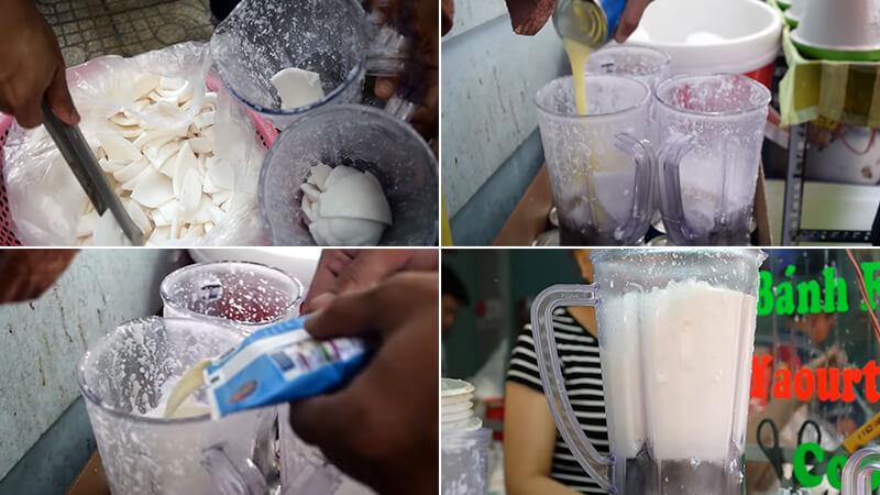 Dì Lan chia sẻ công thức pha chế ca cao dừa tuyệt hảo, mỗi ngày phục vụ đến 800 ly cho thực khách.