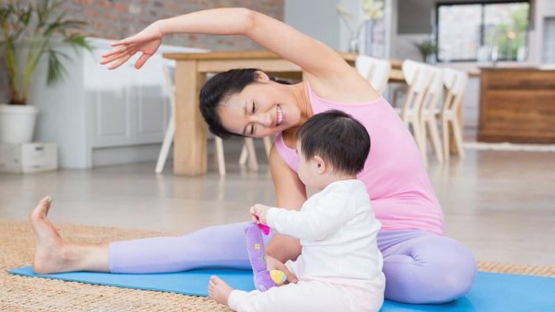 Ba bài tập tuyệt vời giúp mẹ sau sinh hồi phục nhanh chóng và lấy lại vóc dáng cân đối.