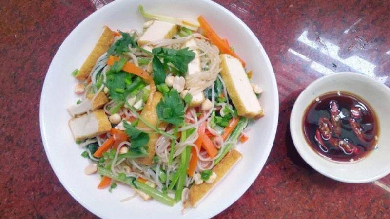 Công thức bún xào chay với bún ăn liền, đơn giản và nhanh chóng