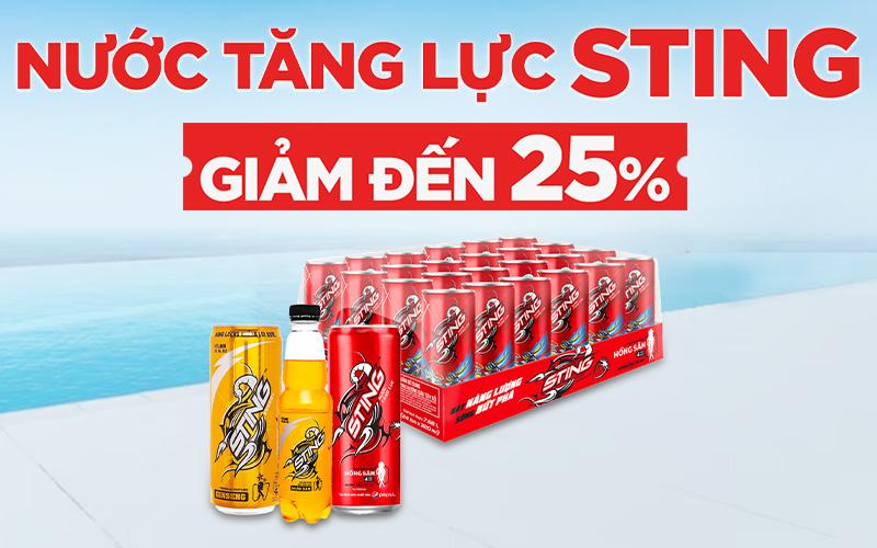 Nước tăng lực Sting hiện có bao nhiêu loại sản phẩm?