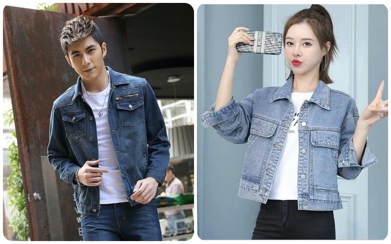 Khám phá 10 cách phối đồ với áo khoác jean nam/nữ, giúp bạn tạo phong cách cá tính và ấn tượng không thể quên
