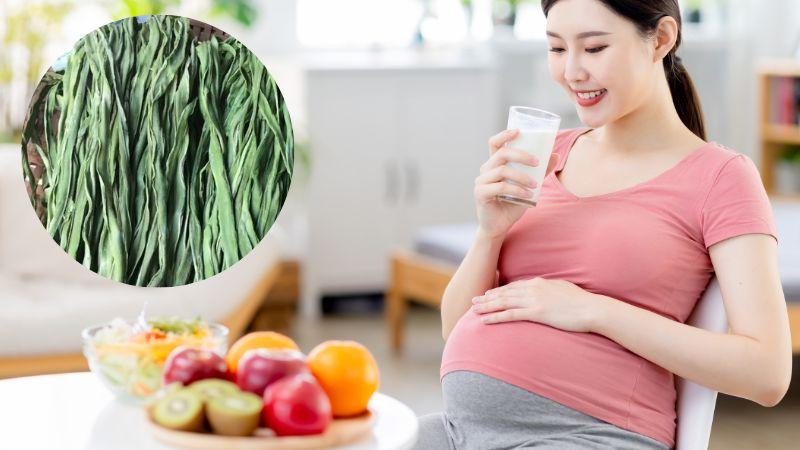 Lợi ích và những điều cần lưu ý khi bà bầu sử dụng rau tiến vua