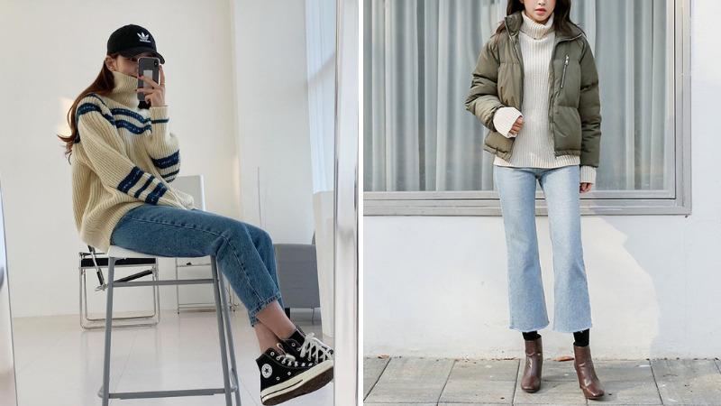 Áo cổ lọ mix đồ như thế nào? 10 cách phối đồ cực kỳ sành điệu với áo cổ lọ nữ