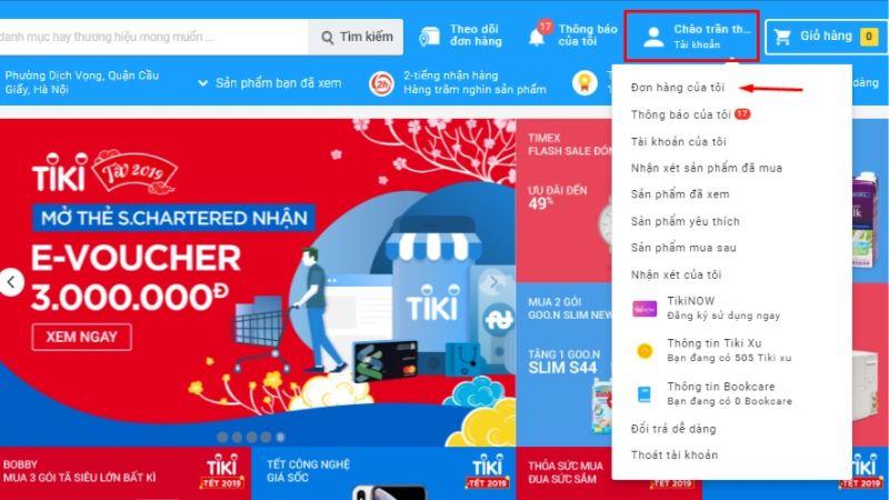 4 phương pháp hủy đơn hàng trên Tiki khi đơn chưa qua giai đoạn đóng gói hoặc đang trong quá trình giao hàng