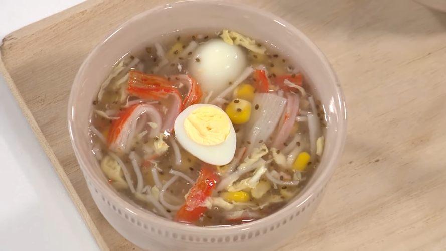 Công thức súp thanh cua hạt chia bồi bổ cho cả gia đình.