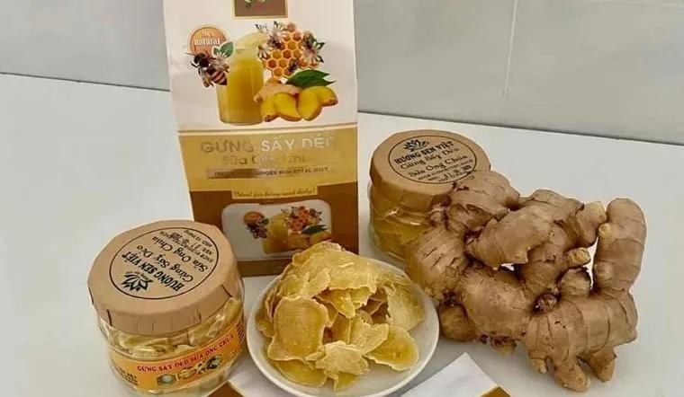 Khám phá ngay gừng sấy dẻo kết hợp sữa ong chúa - món quà dinh dưỡng tuyệt vời từ Hương Sen Việt