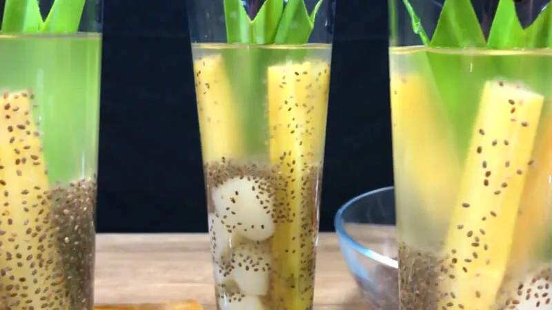 Khám phá cách làm nước mía lau củ năng hạt chia, món thức uống giải nhiệt tuyệt vời cho những ngày hè oi ả.