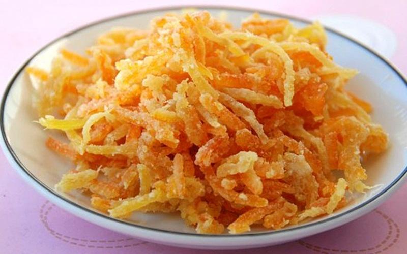 Khám phá cách chế biến mứt vỏ quýt (trần bì) độc đáo cho Tết thêm phần thú vị