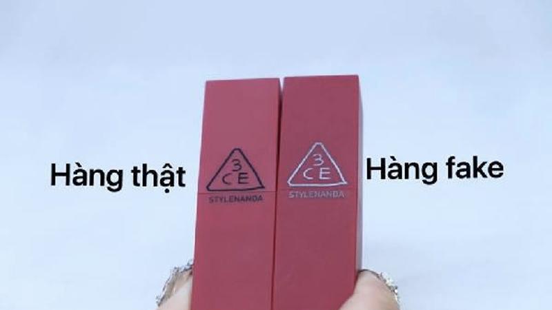 Cách phân biệt son 3CE thật và giả một cách chính xác và dễ dàng