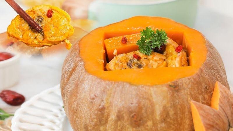 Hướng dẫn làm gà hấp bí đỏ thơm ngon, bổ dưỡng cho bữa ăn gia đình