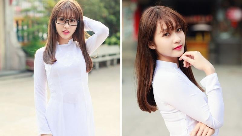 Khám phá những kiểu tóc thanh thoát và duyên dáng khi kết hợp với áo dài trắng cho nữ sinh, mang đến vẻ đẹp nhẹ nhàng và thanh thoát.