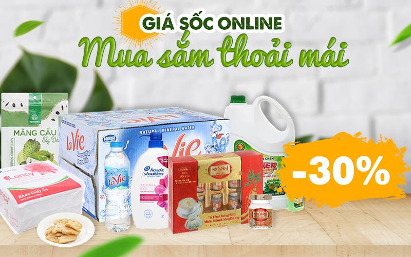 Khuyến mãi sốc Online, mua sắm thả ga - Giảm giá lên tới 50% (Chỉ áp dụng từ 20/05 đến 27/05/2021)