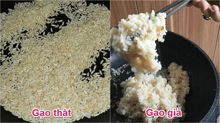 Cách phân biệt gạo thật và gạo giả một cách chính xác và đơn giản
