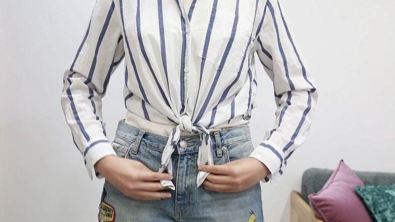 Khám phá 4 cách phối áo sơ mi buộc vạt vừa thời trang lại cực kỳ sành điệu.