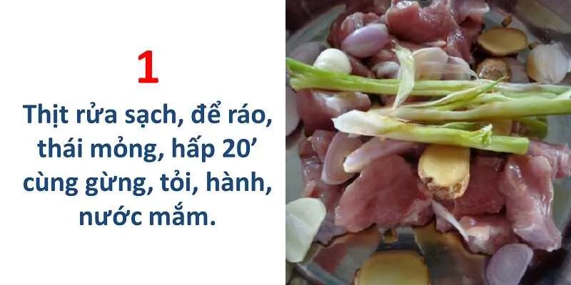 Cách làm hạt nêm từ thịt tại nhà đơn giản