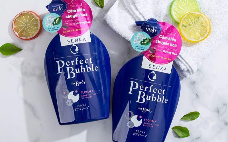 Sữa tắm Senka Perfect Bubble for Body với hương linh lan và hoa nhài mang đến trải nghiệm tuyệt vời cho làn da, được rất nhiều chị em lựa chọn nhờ vào chất lượng vượt trội và mùi hương dịu nhẹ, dễ chịu. 