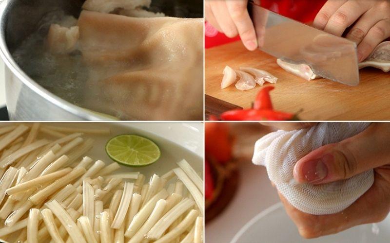 Hướng dẫn làm gỏi tai heo ngó sen chua ngọt, món ăn lý tưởng cho cuối tuần