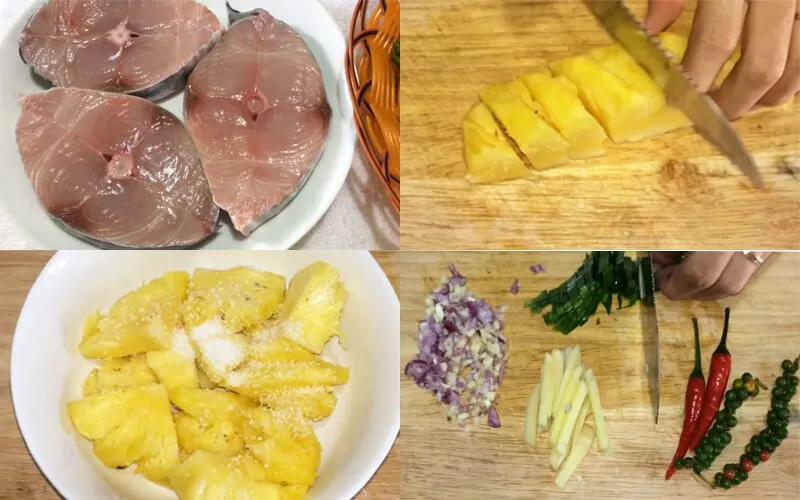 Cá thu kho chua chua, mặn mặn, hương vị đậm đà khiến món cơm thêm phần hấp dẫn