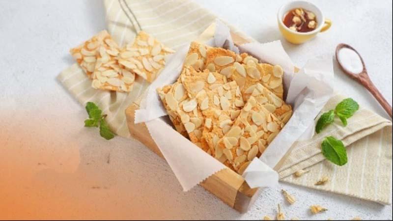 Hãy thử ngay công thức bánh ngói hạnh nhân vừa ngon miệng lại không lo tăng cân.