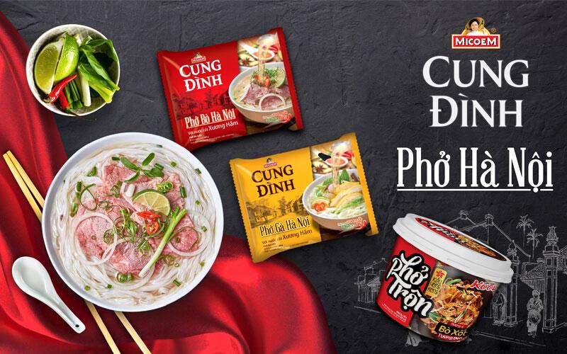 Phở Cung Đình hiện có những dòng sản phẩm nào?