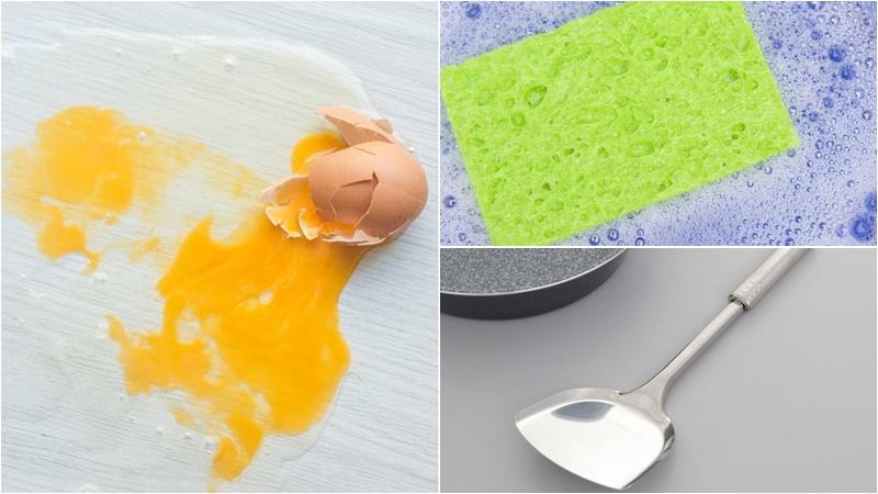 Cách làm sạch vết bẩn từ trứng dính trên vật dụng của bạn