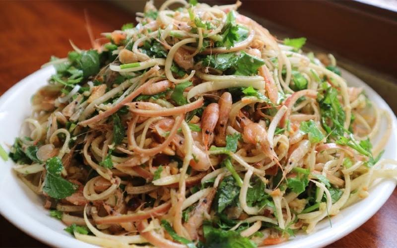 Khám phá cách làm nộm hoa chuối kết hợp với tép tươi ngon, dễ làm tại nhà