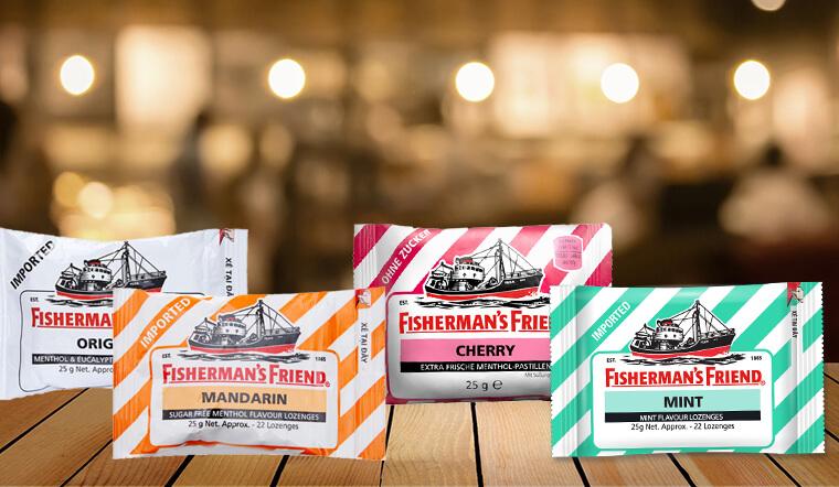 Khám phá cảm giác dễ thở và sự dễ chịu nơi cổ họng cùng kẹo cay Fisherman’s Friend.