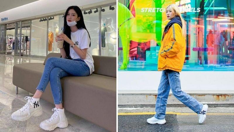 8 phong cách phối đồ sáng tạo với giày MLB, mang đến vẻ ngoài trẻ trung và đầy sức hút cho phái đẹp.